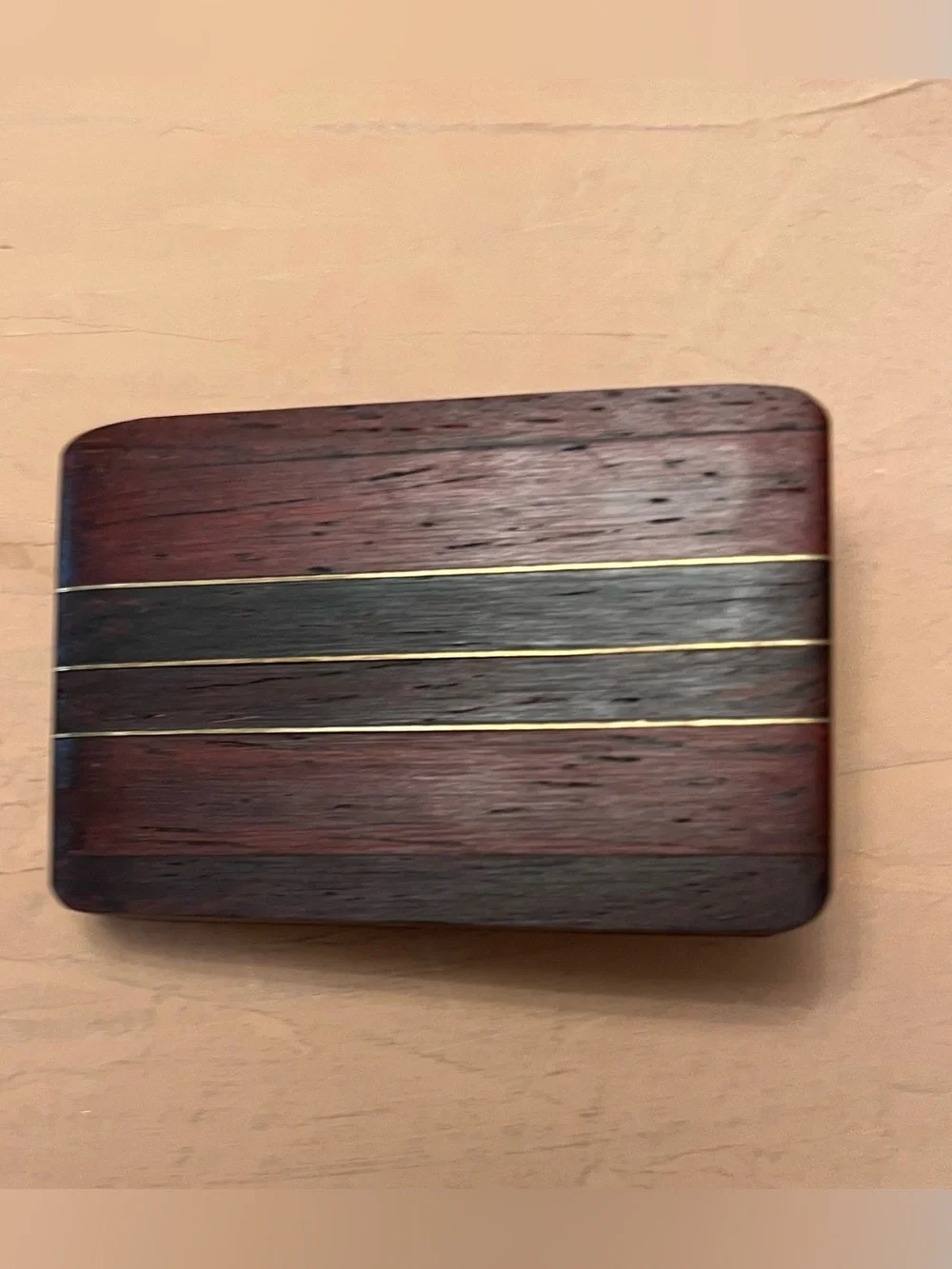 Brass/ Wood Buckle